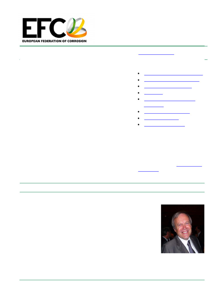 EFC e Newletter 2018 December | PDF | Stainless Steel | Corrosion
