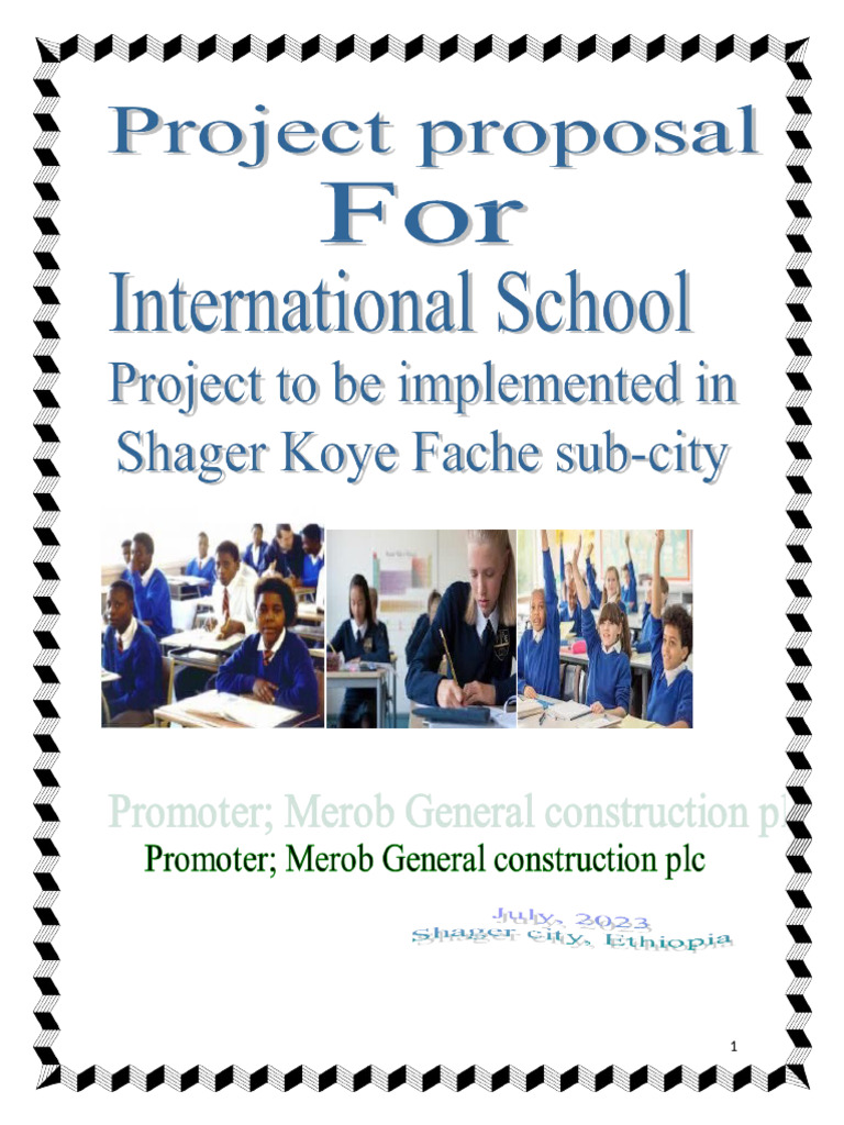 International School Project in Koye, Ethiopia | PDF | Equity (Finance ...