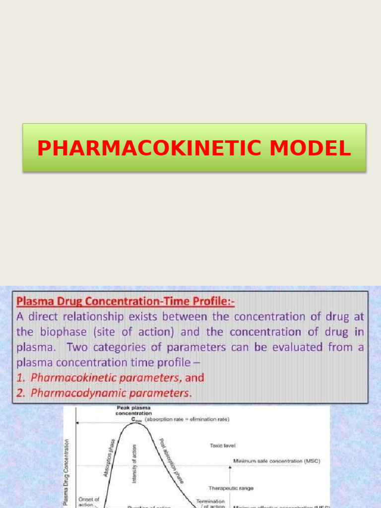 Pharmacokinetic Model | PDF