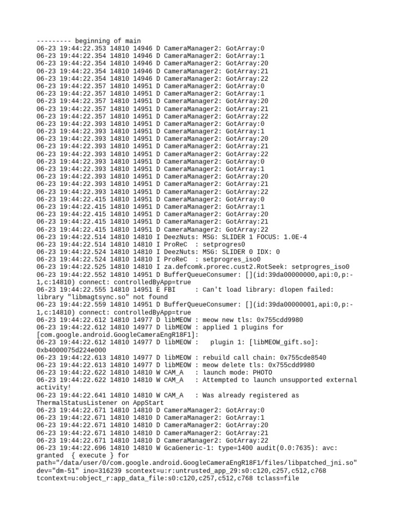 Log Cat 1750686262207 | PDF | Computing | Computer Programming