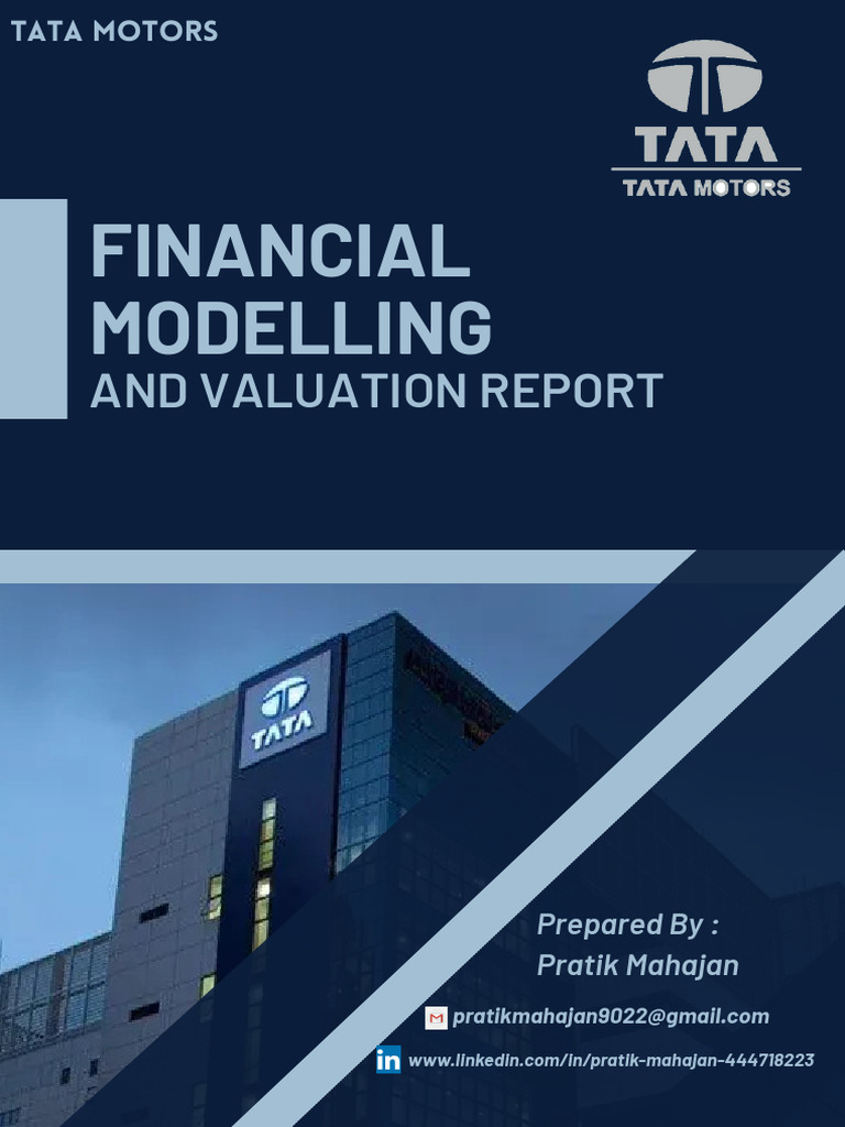 Tata Motors Financial Modelling and Valuation Report | PDF | Balance ...
