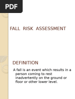 FRAT Falls Risk Assessment Tool Guide | PDF | Risk | Clinical Medicine