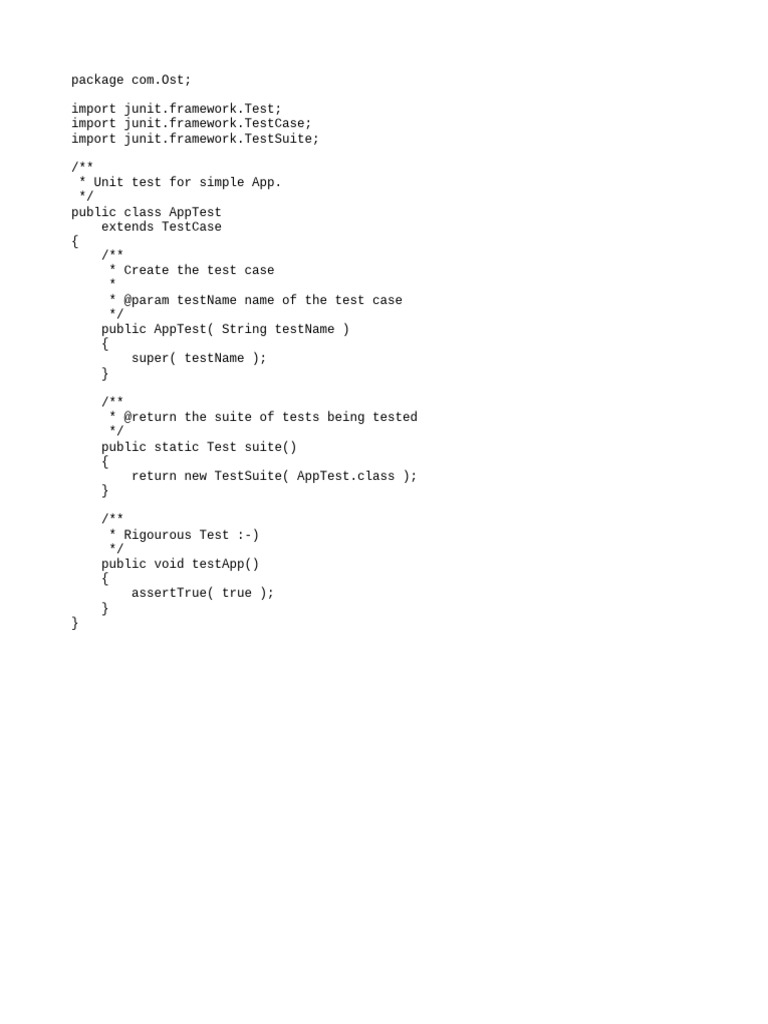 Test Program | PDF
