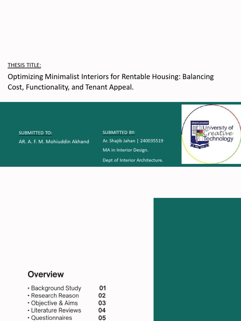 Optimizing Minimalist Interiors For Rentable Housing | PDF | Minimalism ...