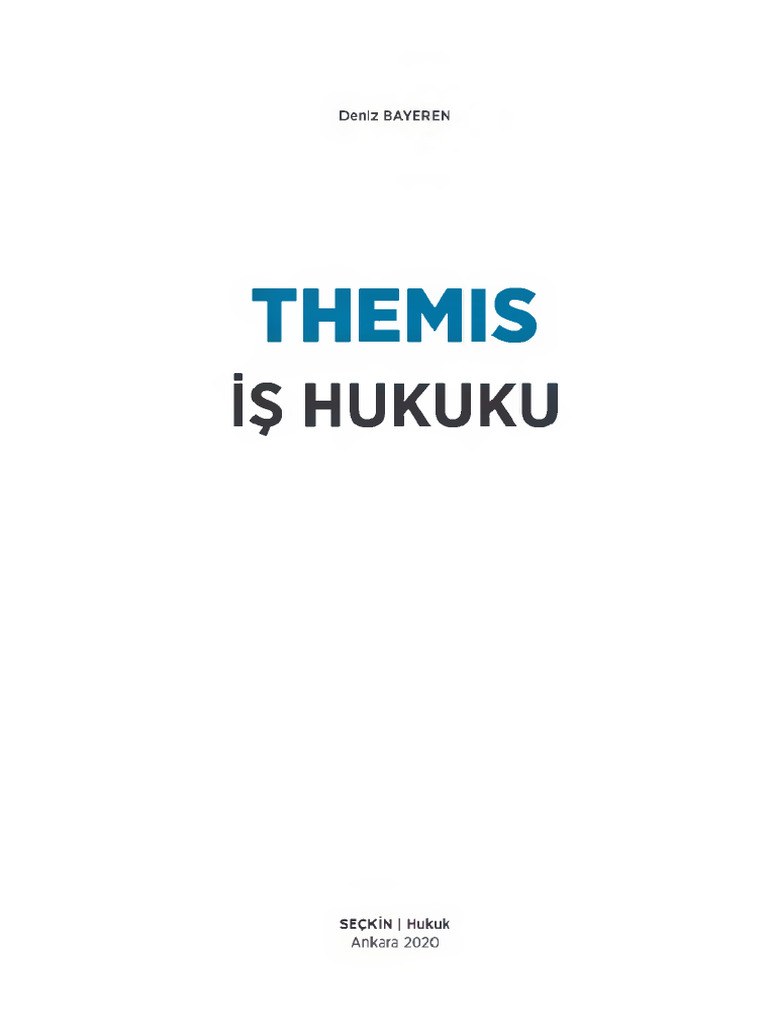 Themis İş Hukuku | PDF