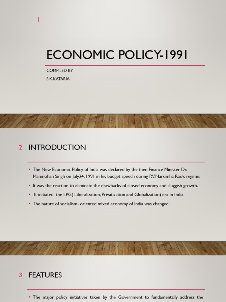 2369 Economic Policy 1991 | PDF | Banks | Exports