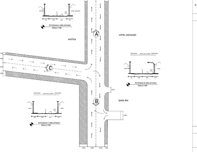 Rencana Tata Ruang Jalan dan Trotoar | PDF
