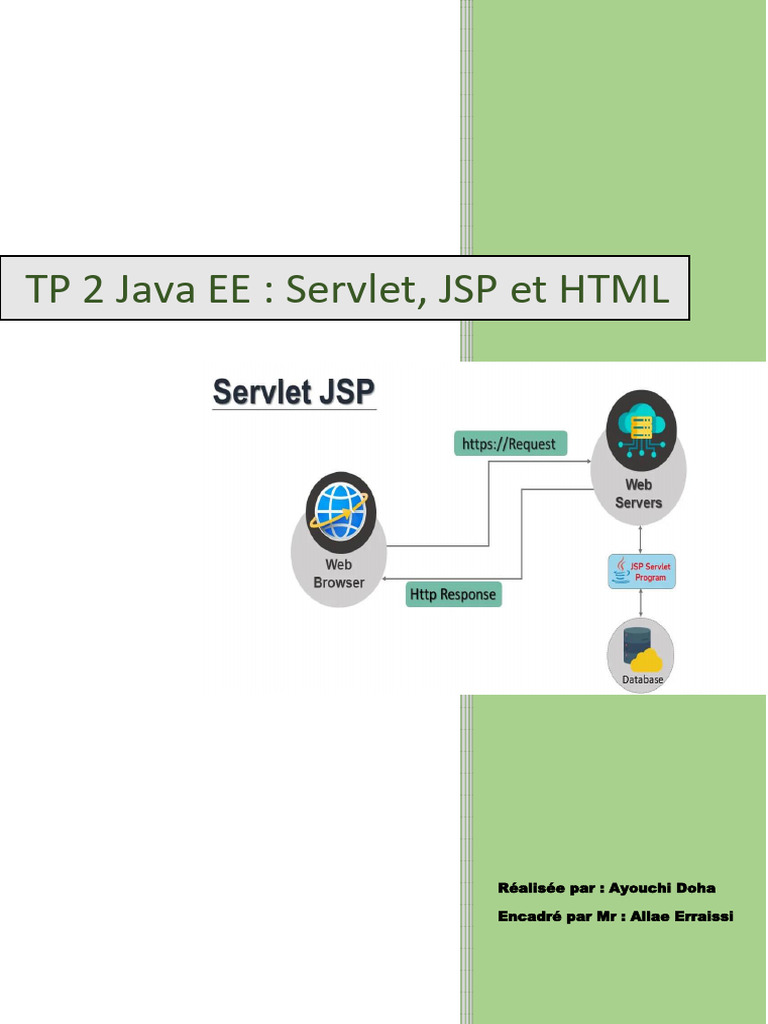TP2 Java EE : Servlet et JSP | PDF