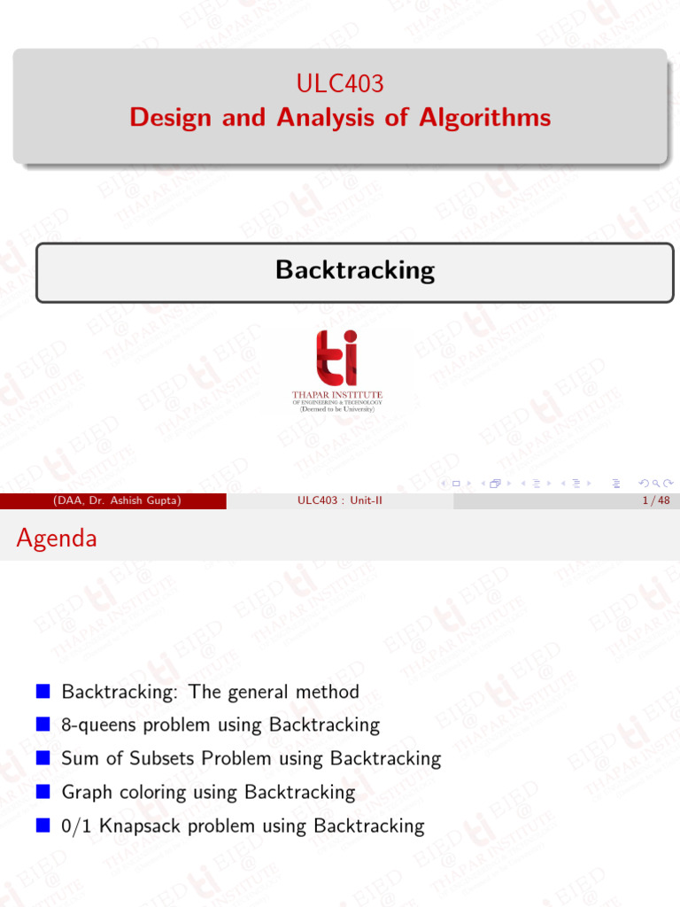 241 Backtrack Basics NQueens SoS | PDF | Mathematical Optimization ...