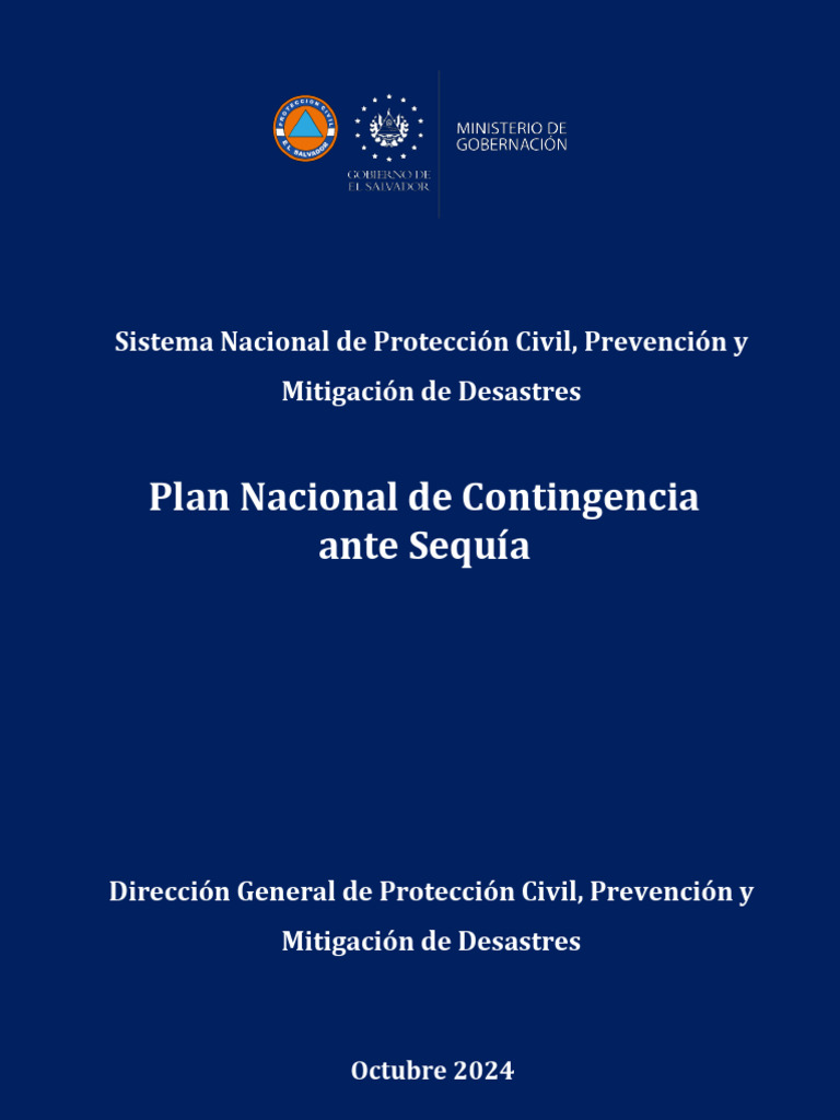Plan de Contingencia para Sequía 2024 | PDF | Sequía | Agua