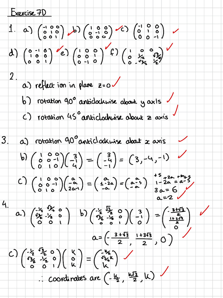 3D Transformations and Rotations Guide | PDF | Rotation | Motion (Physics)