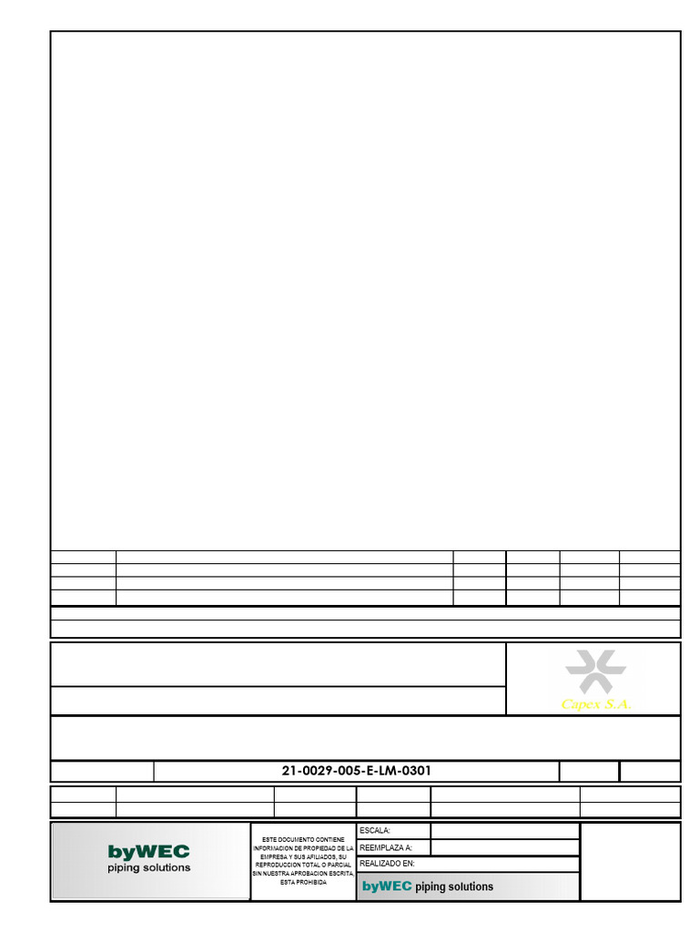 21-0029-005-E-LM-0301 Rev C Lista Mats | PDF