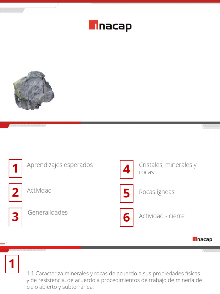 2-Minerales y Rocas | PDF | Magma | Minerales