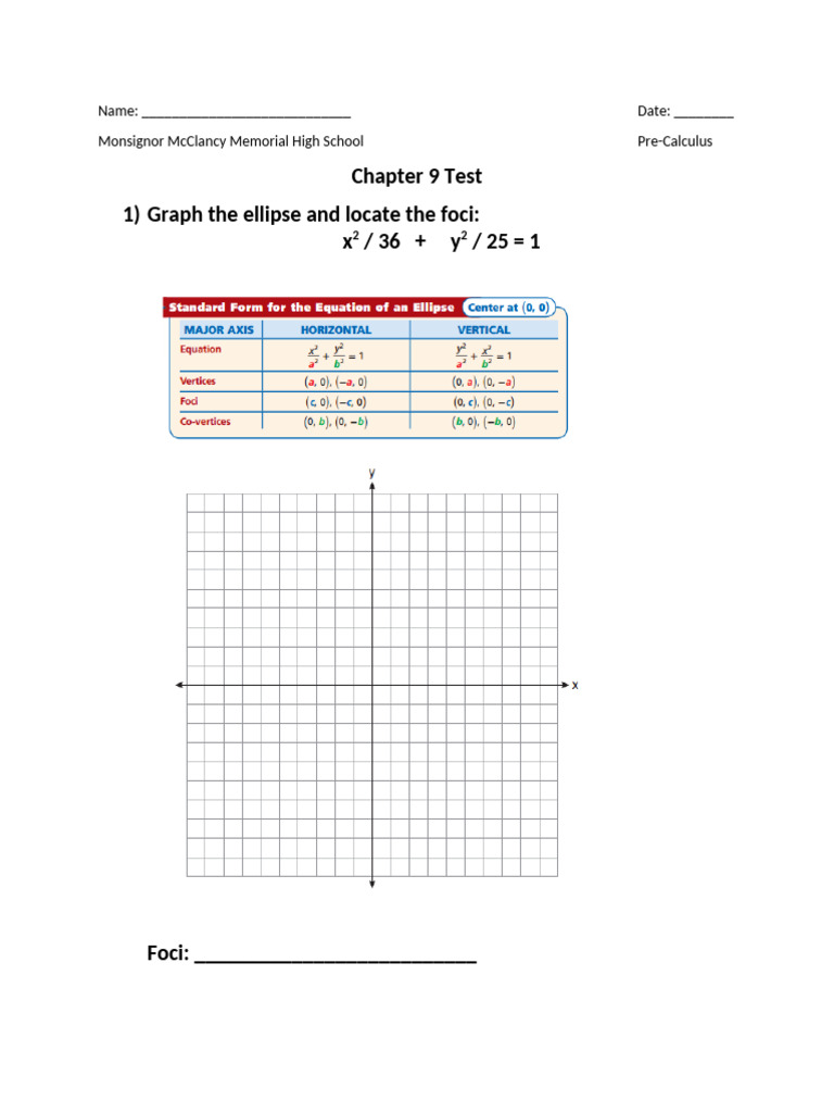 Chapter 9 Test | PDF