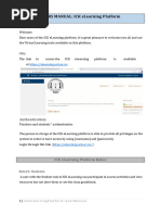 ICK eLearning Platform User Manual | PDF | Educational Technology | Login