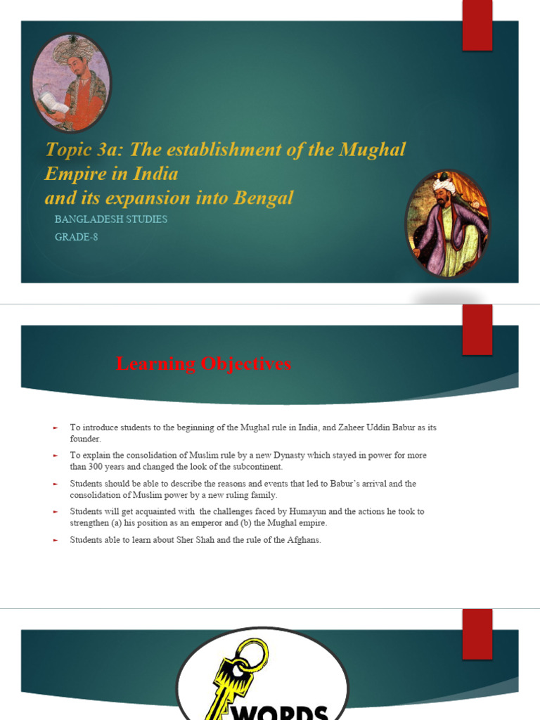 Mughal Empire & Its Expansion in India & Into Bengal.2nd Part | PDF ...