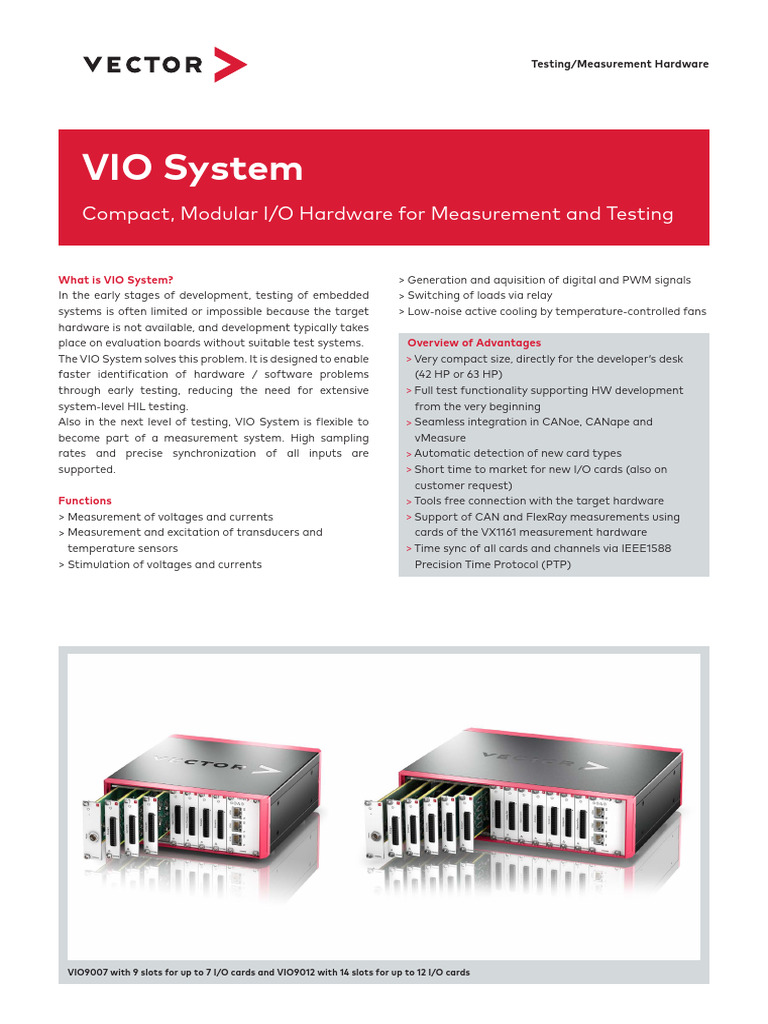 VIO System Fact Sheet en | PDF | Computer Hardware | Manufactured Goods