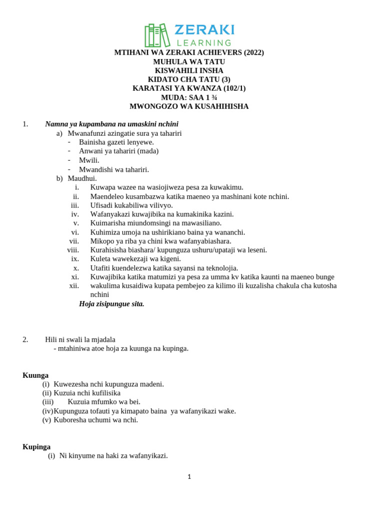 kiswahili-form-3-paper-1-marking-scheme-pdf
