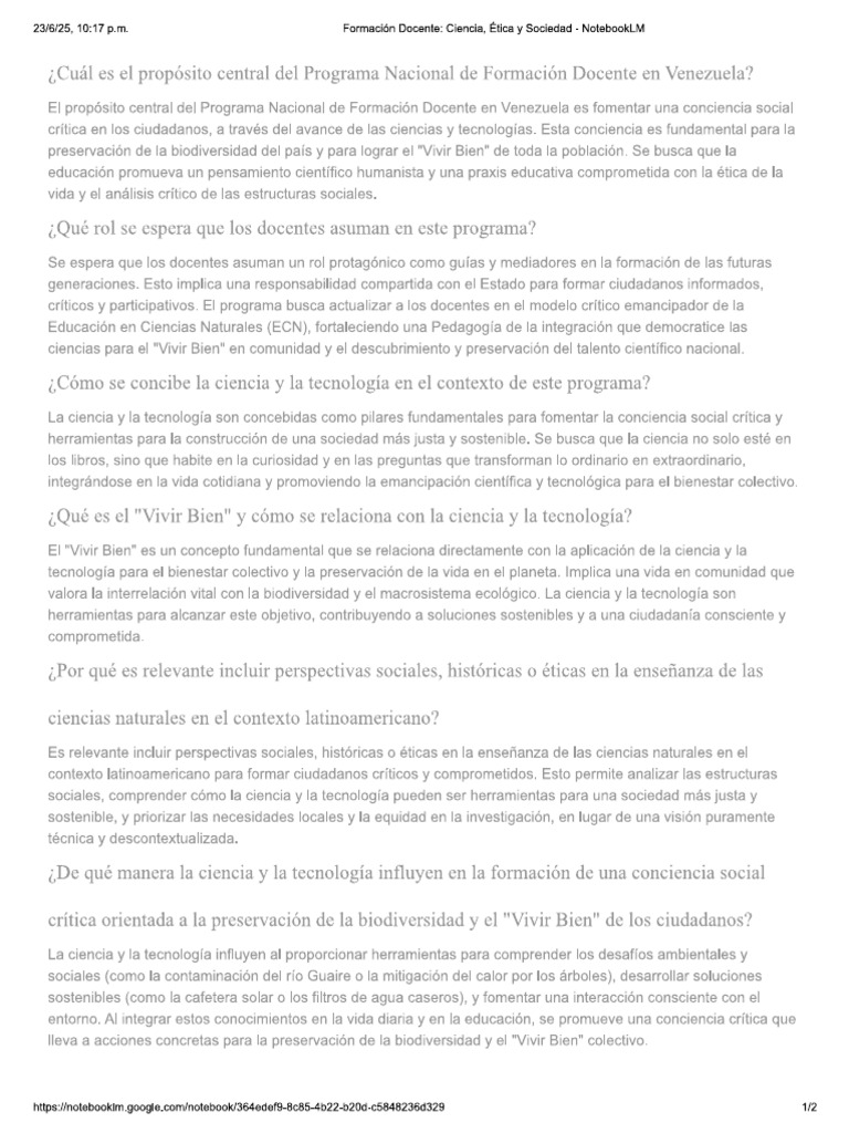 Preguntas Frecuentes Introduccion Al PNFD | PDF