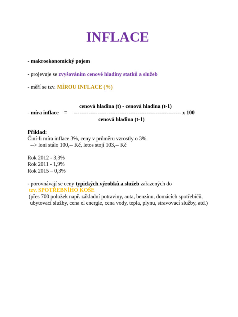 11 Inflace | PDF