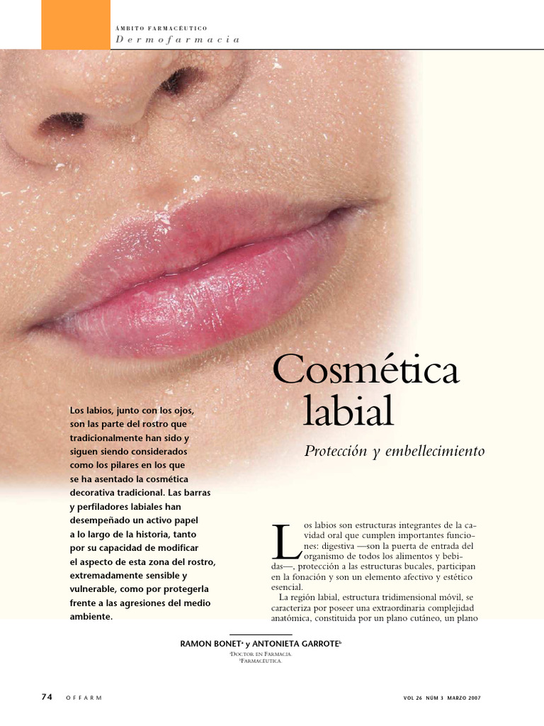 Cosmetica Labial | PDF | Productos cosméticos | Labio