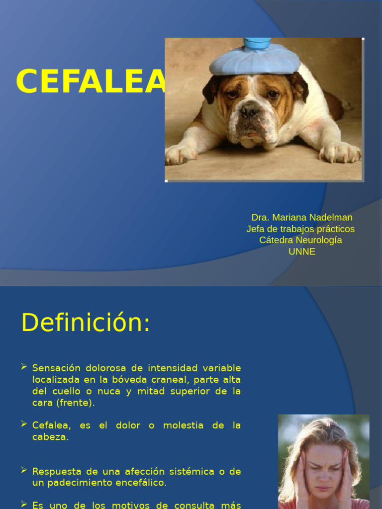 Cefalea UNNE | PDF | Dolor de cabeza | Migraña