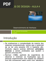 Princípios de Design – Aula 4 - Desenvolvimento de Interfaces