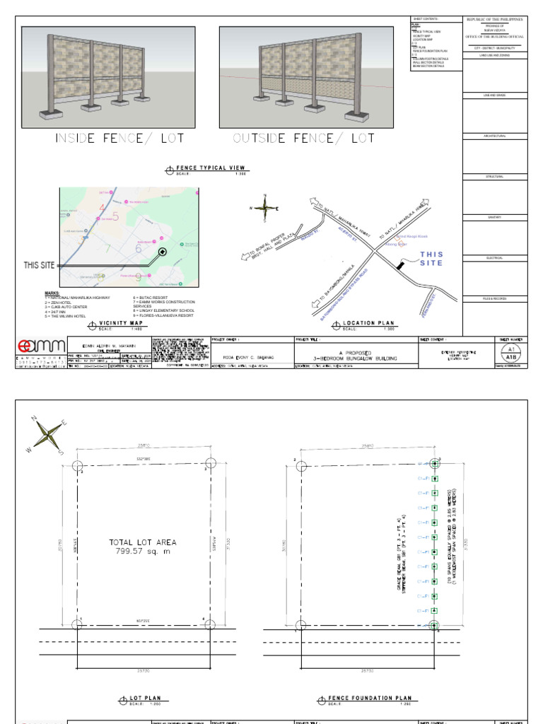 Bayombong-Solano Bypass Road Plans | PDF | Composite Material ...