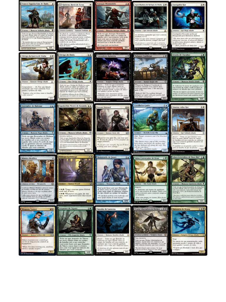 Meus Cards - Deck Magic - The Gathering - LigaMagic | PDF