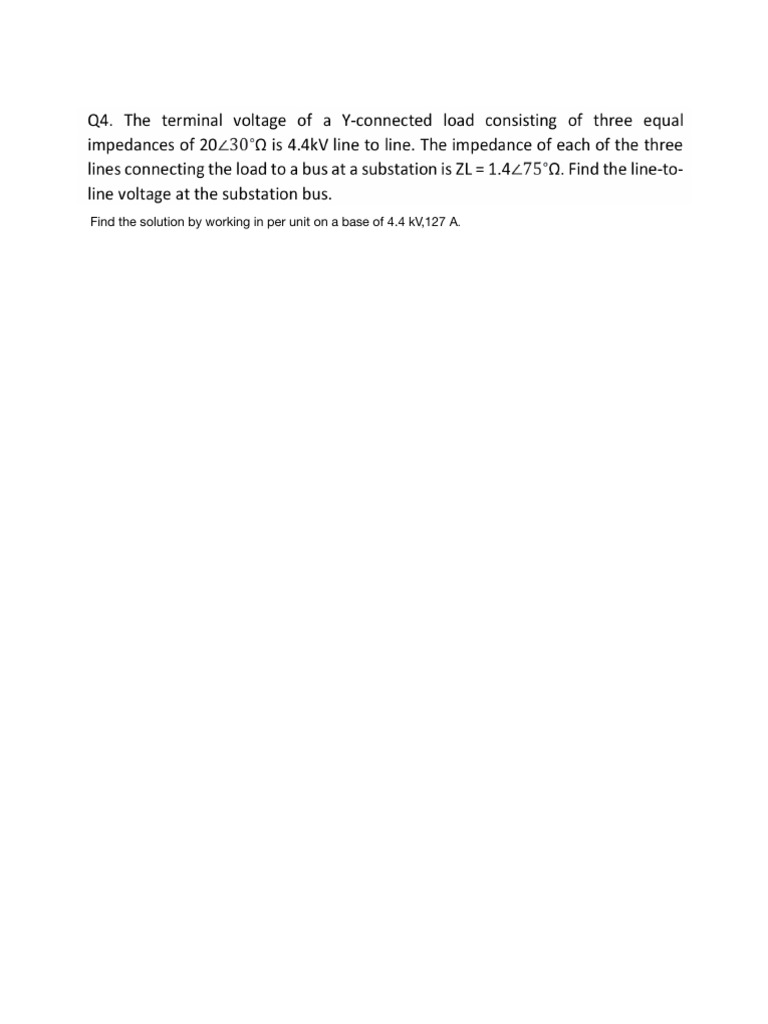Per Unit Analysis of Power Systems | PDF