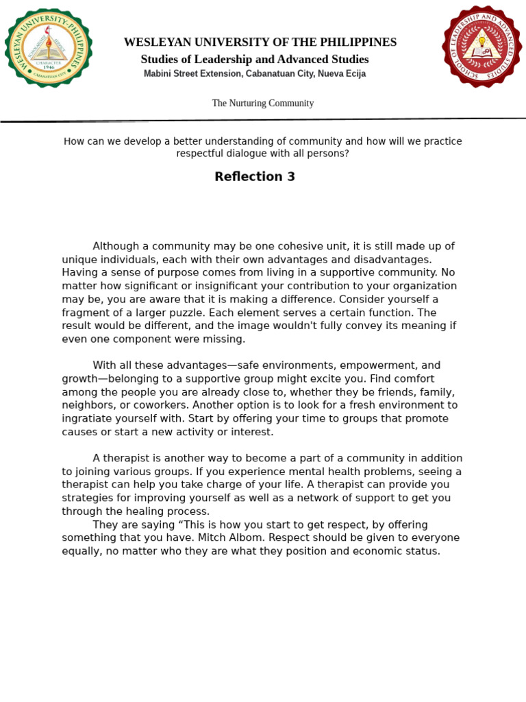 Understanding Nurturing Communities | PDF
