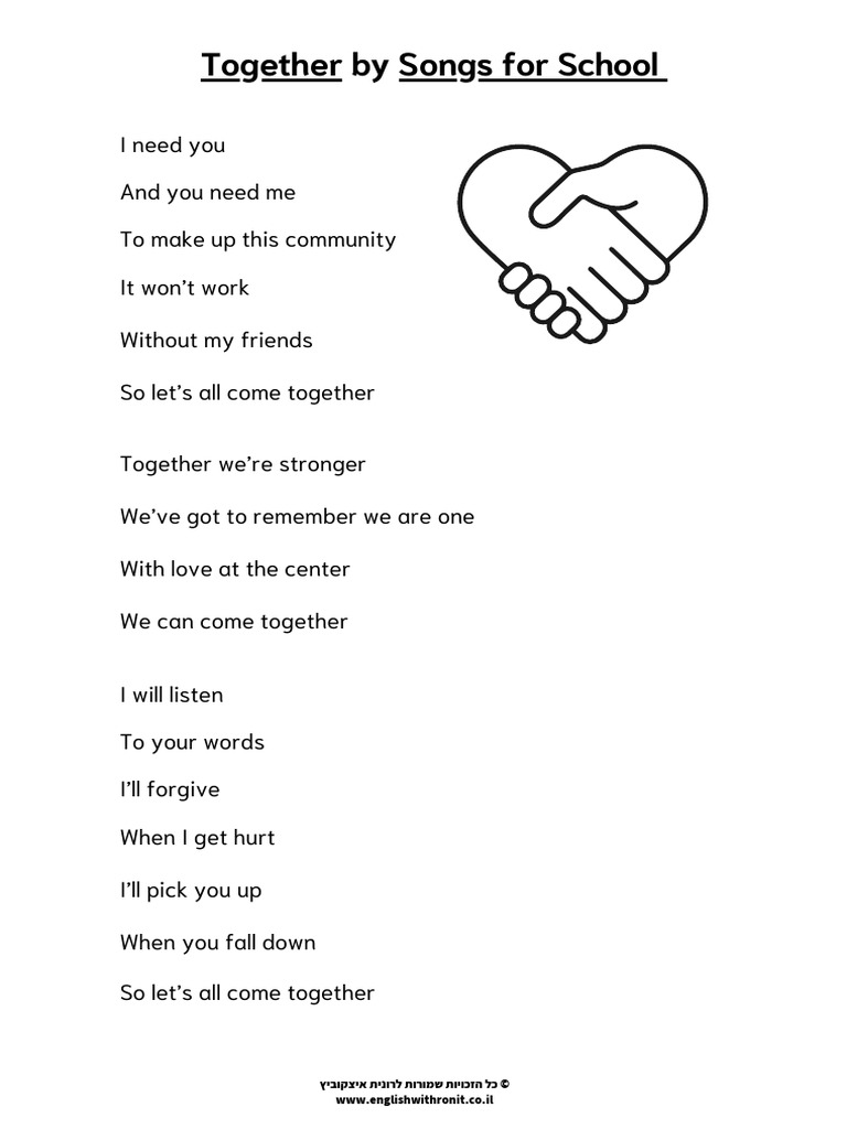 Together: Unity in Community | PDF