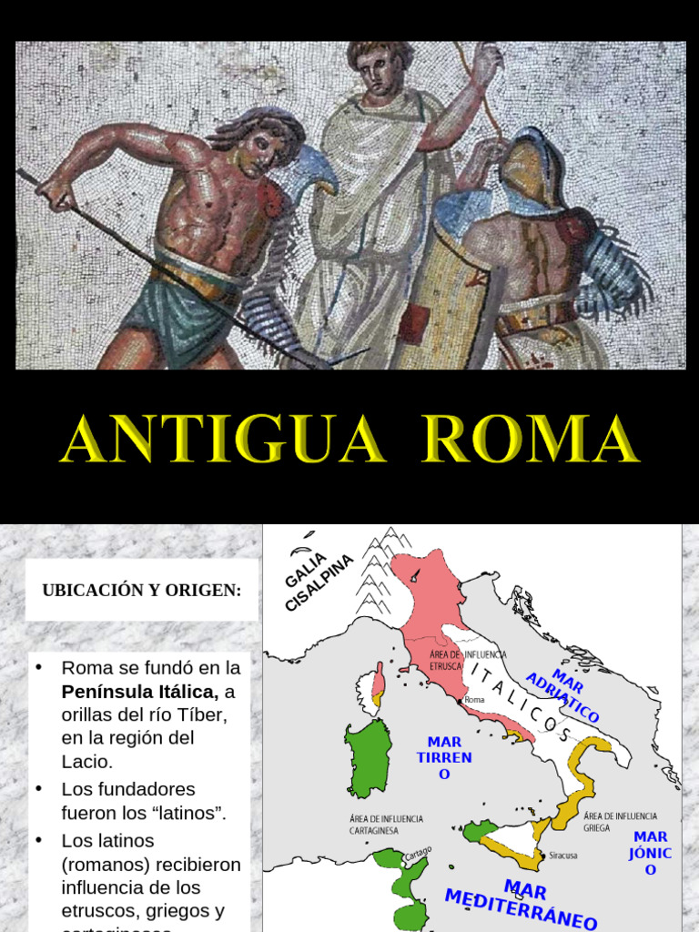 ROMA - 1a Parte - Comp | PDF | Roma antigua | Romulus y Remus