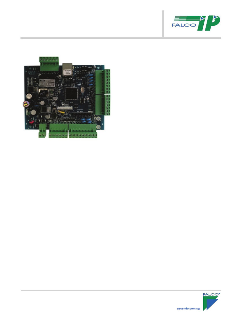 Falco Native TCP/IP Access Controller | PDF | Access Control | Computer ...