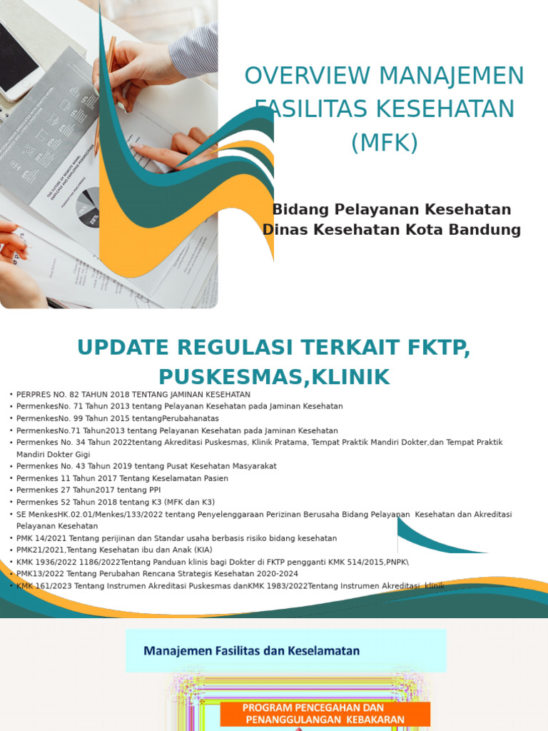 Overview Manajemen Fasilitas Kesehatan (MFK) | PDF