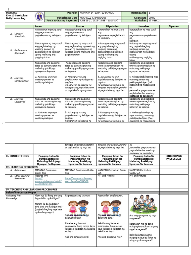 Gmrc&Values Ed. w2 | PDF
