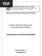 Sistemas de Ancoragem e Fundação Offshore