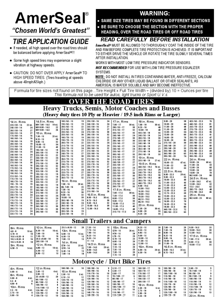 Tire Application Guide PDF Tire Semi Trailer Truck