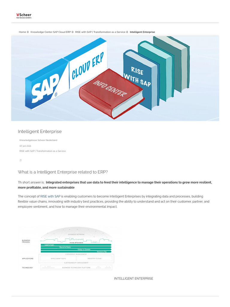 Understanding SAP Intelligent Enterprises | PDF | Business Process ...