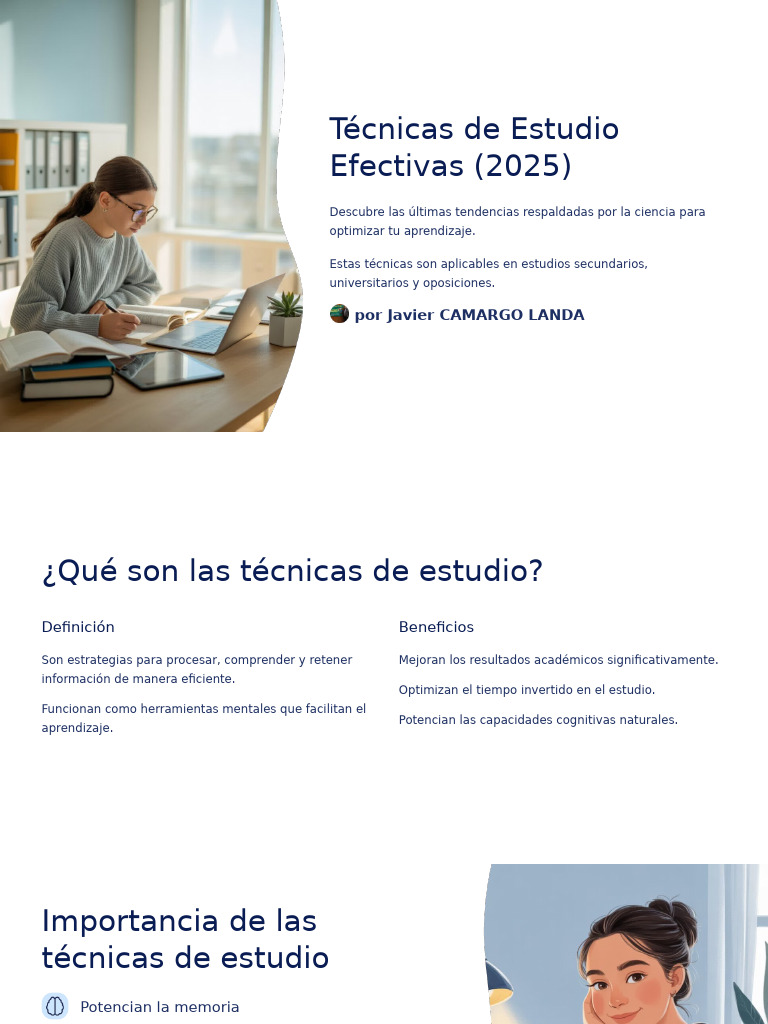 Técnicas de Estudio Efectivas 2025 | PDF | Habilidades de estudio ...