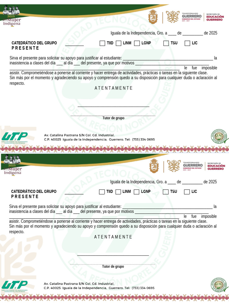 Justificante TI-LINM-LGNP 2025 | PDF
