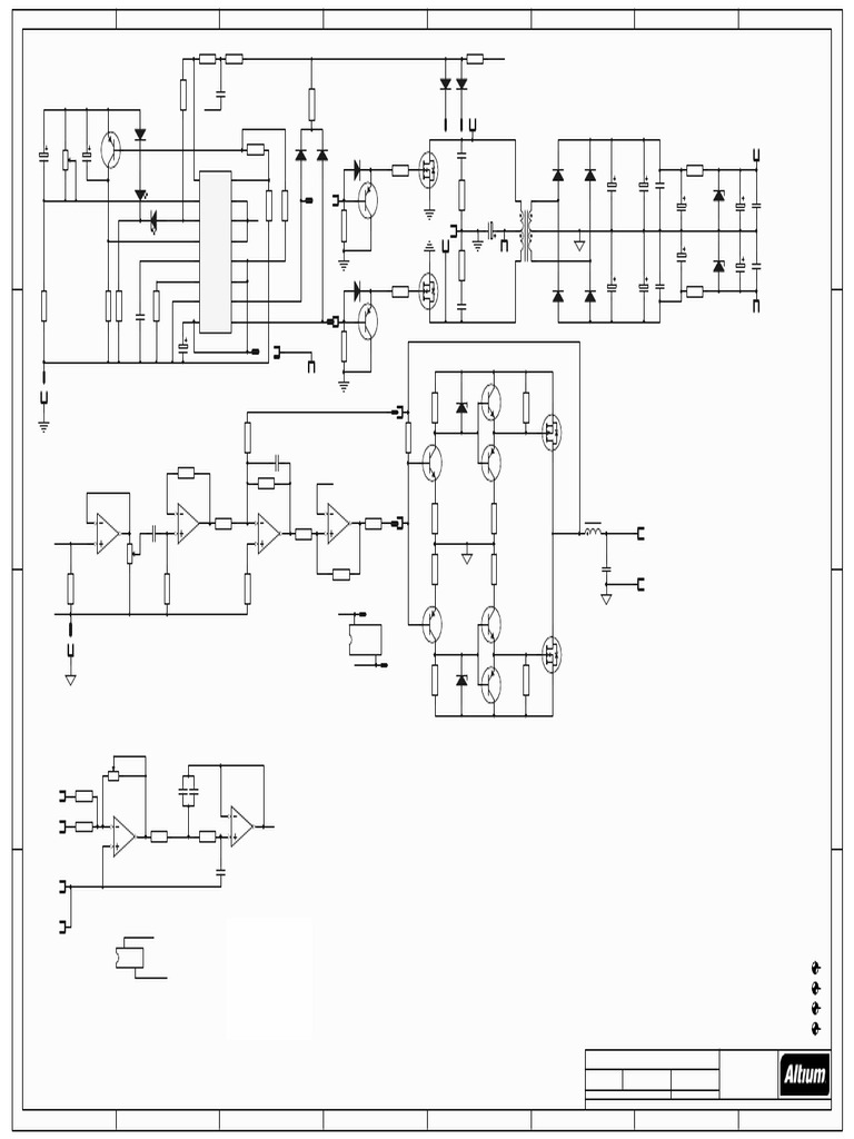 Class D Amplifier Circuit Design | PDF