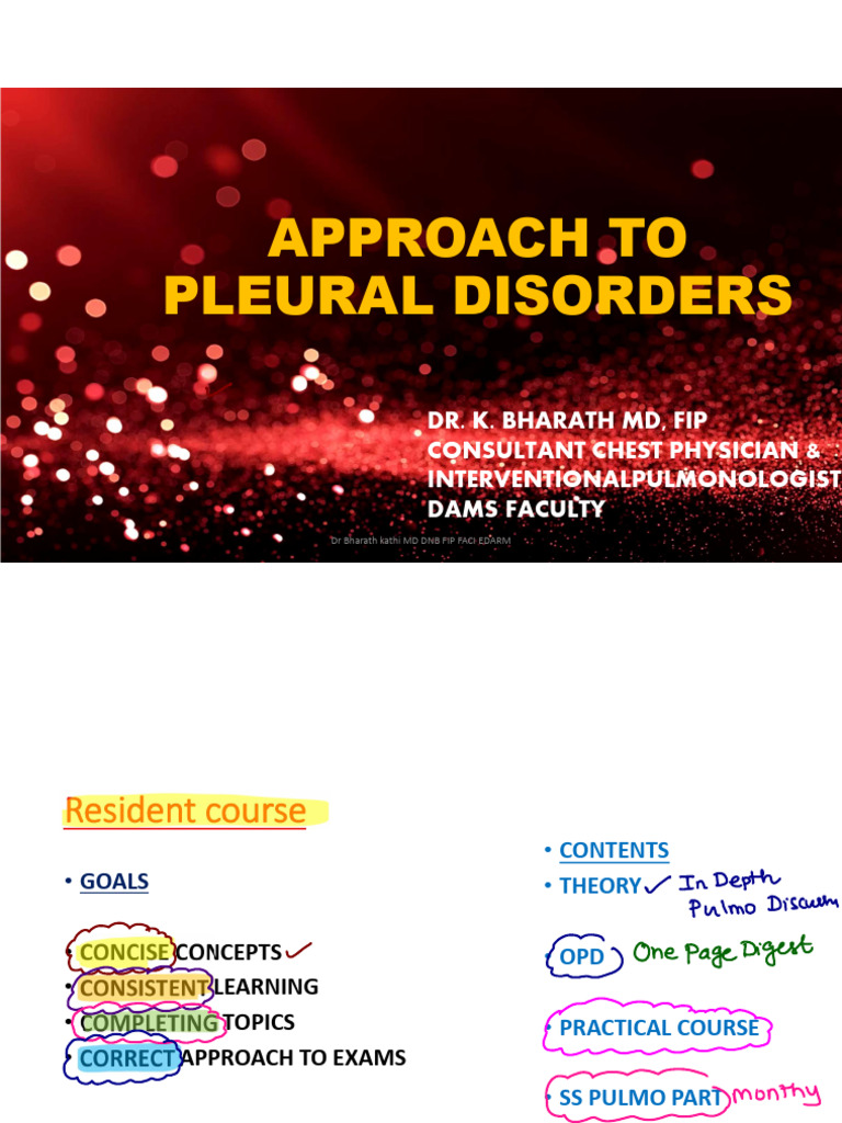 Approach To Pleural Disorders PDF | PDF | Thorax (Human Anatomy ...