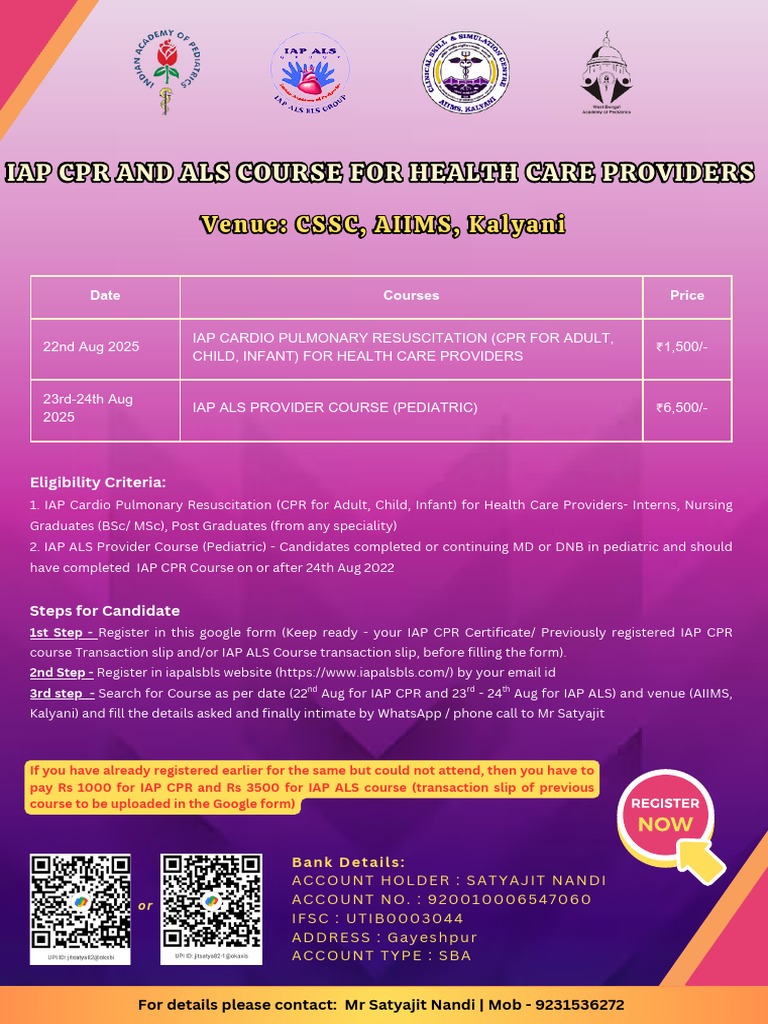 IAP ALS Provider Course Registration | PDF