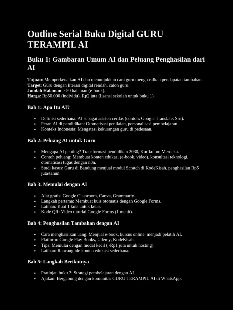 Buku Digital GURU Terampil AI | PDF