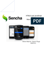 HTML5 and JavaScript Mobile Web App Framework