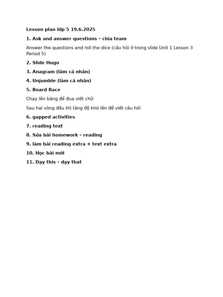 Lesson Plan L P 5 19 | PDF