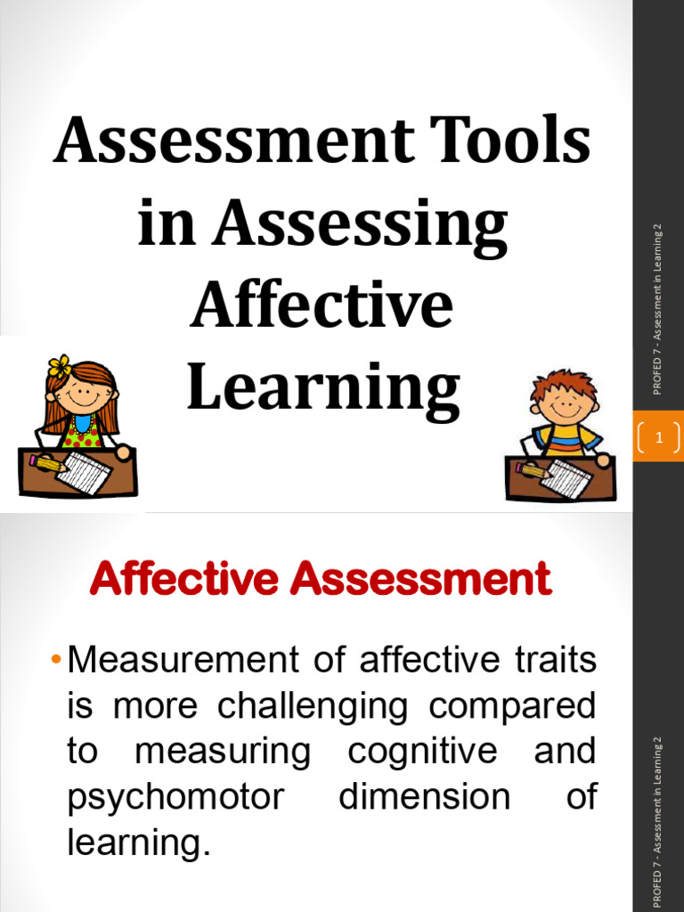 Affective Learning Assessment Tools | PDF | Self Report Study | Affect ...