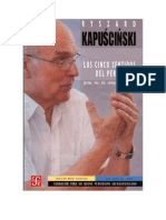 Kapuscinski Los Cinco Sentidos Del Periodista