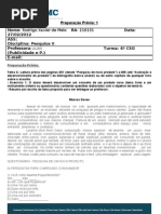 Prévia 1 Pesquisa 2 - RODRIGO